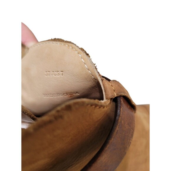 Rag & Bone Harrow $495 Women's Booties Ankle Boots Size EU 37 US 6.5 Brown - Picture 6 of 12